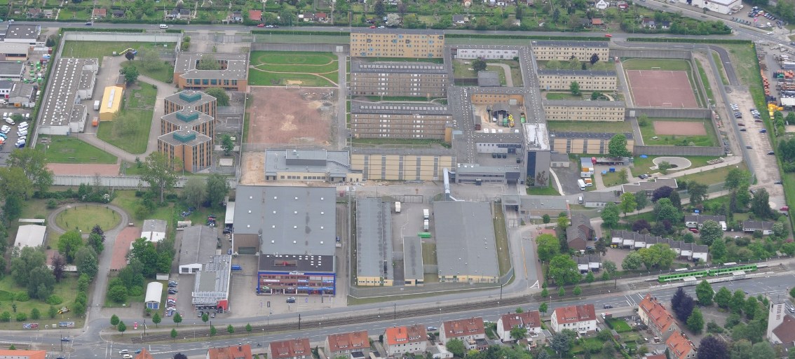 Luftbild der JVA Hannover